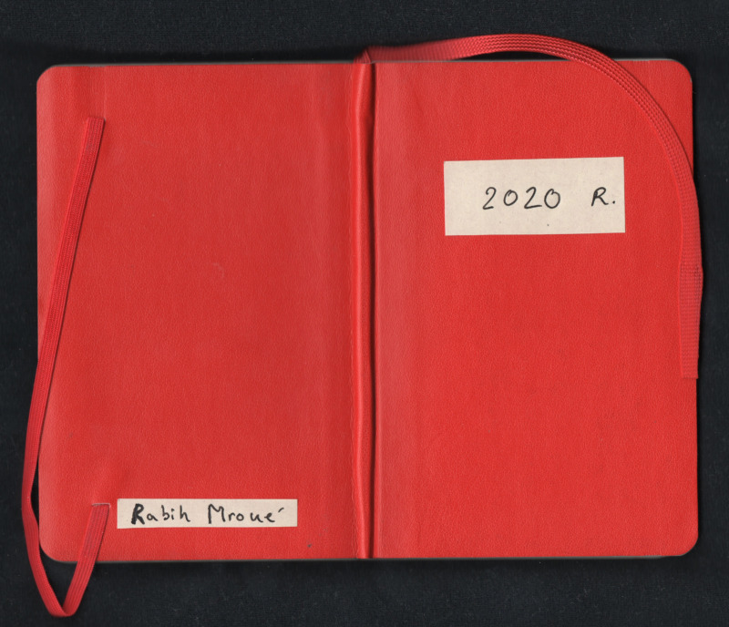 Rabih Mroué: A reconstruction of a diary, 2020