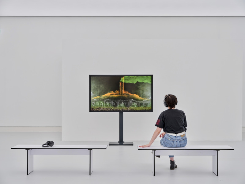 Installation view Kunsthalle Mainz: Frank Mukunday & Tétshim: Machini, 2019