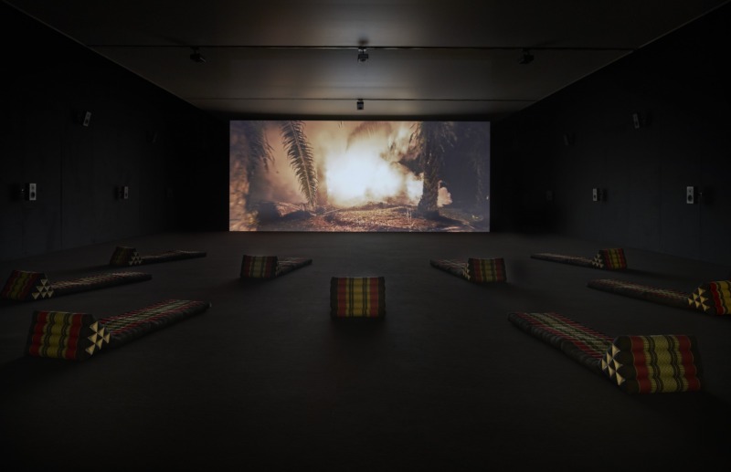 Installation view: Julian Charrière: An Invitation to Disappear, 2018, Courtesy the artist